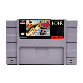 Super Black Bass Super Nintendo Very Good Loose - Front Of Official Super NES Game Cartridge