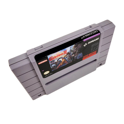 Super Castlevania IV Super Nintendo Very Good Loose - Front view of genuine cartridge label