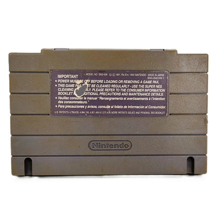 Super Mario Allstars Super Nintendo Good Loose - Back Label Of Cartridge