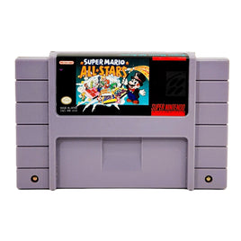 Super Mario All Stars Super Nintendo Good Loose - Cartridge Front View