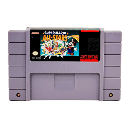 Super Mario All Stars Super Nintendo Good Loose - Cartridge Front View