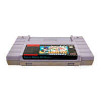 Super Mario All Stars Super Nintendo Good Loose - Top Edge Cartridge Label