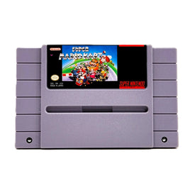 Super Mario Kart Super Nintendo Good Loose - Cartridge Front View