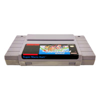Super Mario Kart Super Nintendo Good Loose - Top Edge Cartridge Label