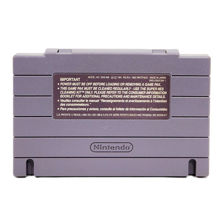 Super Mario Kart Players Choice Super Nintendo Good Loose - Authentic Cartridge Back