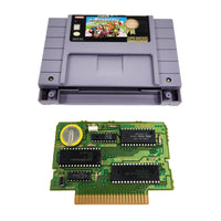Super Mario Kart Players Choice Super Nintendo Good Loose - Open game cartridge shown with authentic game circuit board with working save battery installed