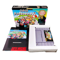 Super Mario Kart Players Choice Super Nintendo Very Good CIB - Original Box with Manual and Cartridge Shown