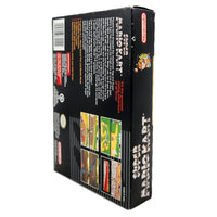 Super Mario Kart Players Choice Super Nintendo Very Good CIB - Back and spine view of retail game box