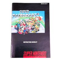 Super Mario Kart Players Choice Super Nintendo Very Good - Instruction Manual