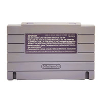 Super Mario Kart Super Nintendo Very Good Loose - Back Label Of Cartridge