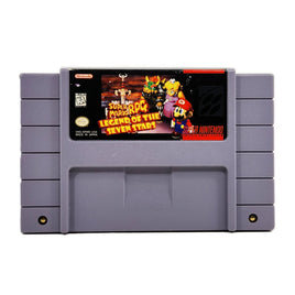 Super Mario RPG Super Nintendo Good Loose - Front label view of authentic SNES Game Cartridge