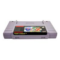 Super Mario World 2 Yoshis Island Super Nintendo Good Loose - Label Of Official Game Cartridge