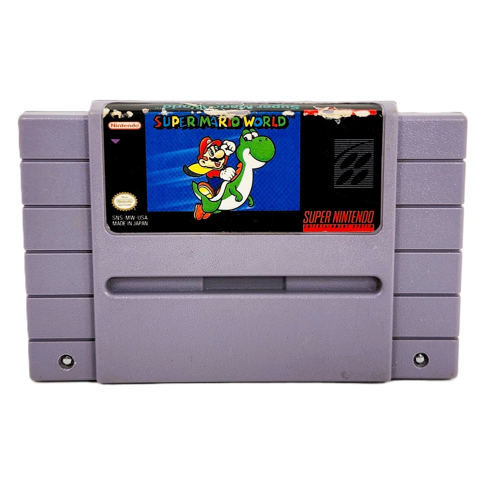 Jeu Super Mario World Pour Super Famicom (Japon) - Version Loose (sans Boîte) - Bon état