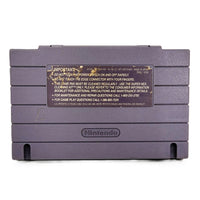Super Mario World Super Nintendo Acceptable Loose - Back Of Authentic Cartridge