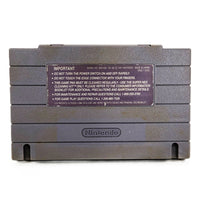 Super Mario World Super Nintendo Good Loose - Back Of Authentic Cartridge
