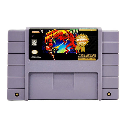 Super Metroid Players Choice Super Nintendo Good Loose - Cartridge Front View