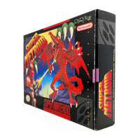 Super Metroid Super Nintendo SNES Very Good CIB - Authentic Retail Game Box Front View Angled Right View