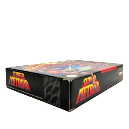 Super Metroid Super Nintendo SNES Very Good CIB - Authentic Retail Game Box View 8