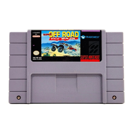 Super Off Road The Baja Super Nintendo Good Loose - Front Artwork Of Super NES Cartridge