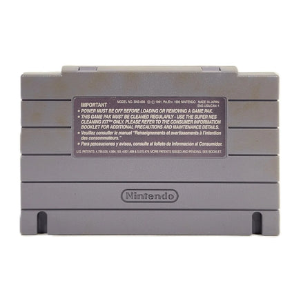 Super Off Road The Baja Super Nintendo Good Loose - Rear Of Super NES Game Cartridge