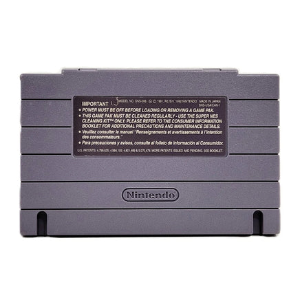 Super Punch Out Super Nintendo Very Good Loose - Genuine game cartridge rear label