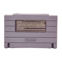 Super Punch Out Super Nintendo Very Good Loose - Back Label Of Cartridge