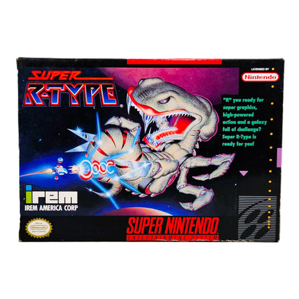 Super R-Type Super Nintendo Very Good CIB - Complete In Box Front Cover