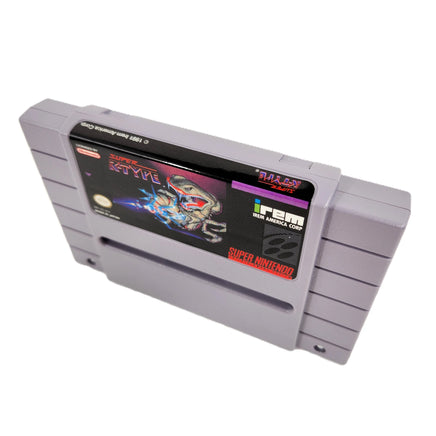 Super R-Type Super Nintendo Very Good CIB - Official cartridge showing artwork label