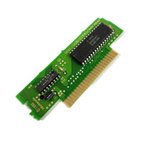 Super R-Type Super Nintendo Very Good CIB - View of authentic cartridge circuit board