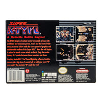 Super R-Type Super Nintendo Very Good CIB - Complete In Box Back Cover