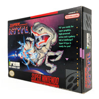 Super R-Type Super Nintendo Very Good CIB - Angled view 2