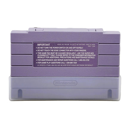 Super R-Type Super Nintendo Very Good - Rear Of Official Game Cartridge