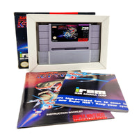 Super R-Type Super Nintendo Very Good CIB - Full CIB contents of game including cart, manual and poster