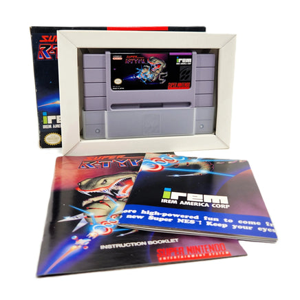 Super R-Type Super Nintendo Very Good CIB - Full CIB contents of game including cart, manual and poster