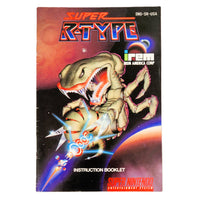 Super R-Type Super Nintendo Very Good Loose - Font of Game Instruction Manual