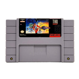 Super Star Wars The Empire Strikes Back Super Nintendo Very Good Loose - Authentic Cartridge Front Side