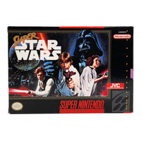 Super Star Wars Super Nintendo Very Good CIB - Authentic Retail Game Box Front