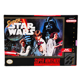 Super Star Wars Super Nintendo Very Good CIB - Authentic Retail Game Packaging Front