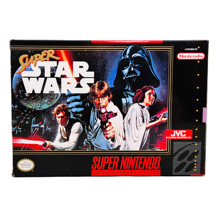 Super Star Wars Super Nintendo Very Good CIB - Authentic Retail Game Packaging Front
