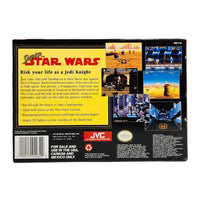 Super Star Wars Super Nintendo Very Good CIB - Authentic Retail Game Box Back