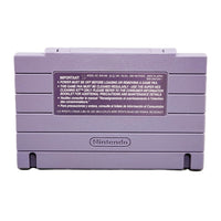 Super Star Wars Super Nintendo Very Good - Authentic Game Cartridge Back