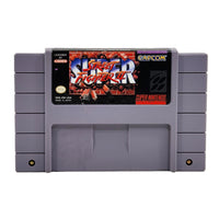 Super Street Fighter II Super Nintendo Good Loose - Official cartridge label front shown