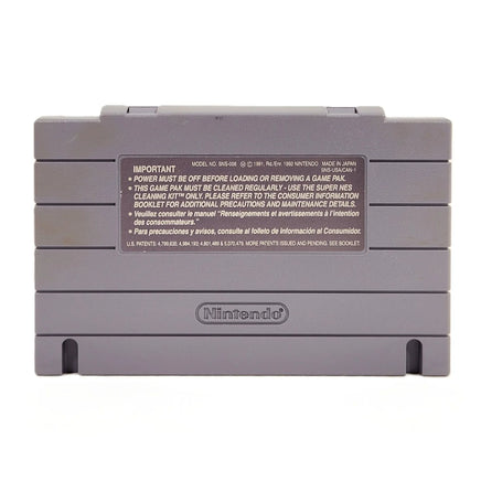 The Lion King Super Nintendo Good Loose - Super NES Game Cartridge Back