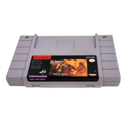 The Lion King Super Nintendo Good Loose - Label Of Official Super NES Game Cartridge