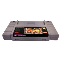 The Lost Vikings Super Nintendo Good Loose - Authentic Cartridge Label Shown