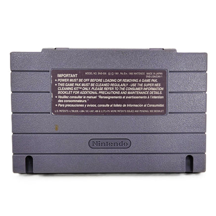 Total Carnage Super Nintendo Good Loose - Authentic Cartridge Back