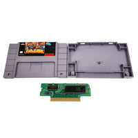 Total Carnage Super Nintendo Very Good CIB - Open game cart showing authentic game circuit board