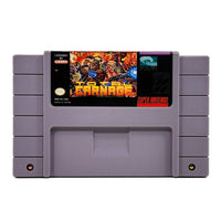 Total Carnage Super Nintendo Very Good CIB - Front label view of authentic game cart