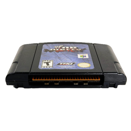 WWF No Mercy Nintendo 64 Good Loose - Cartridge Pins Shown