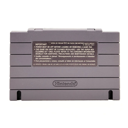 Wayne Gretzky And The NHLPA All-Stars Super Nintendo Very Good Loose - SNES Cartridge Back View